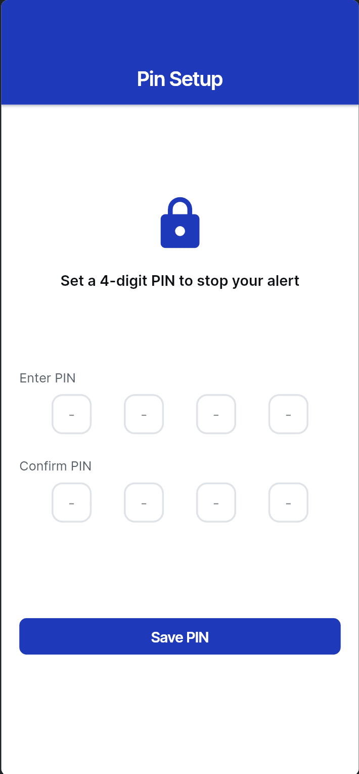 Set PIN